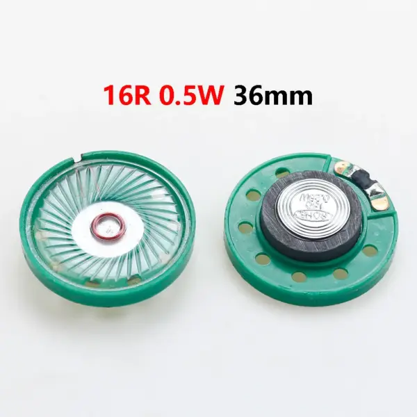 Green Round 8-32 Ohm Toy Car & Doorbell Speaker Set - Image 2