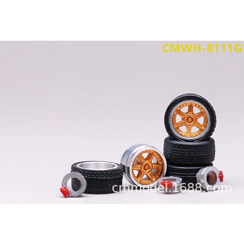 1/64 Alloy Wheel & Tire Set for Model Cars 13 1/64 Alloy Wheel & Tire Set for Model Cars - Image 13