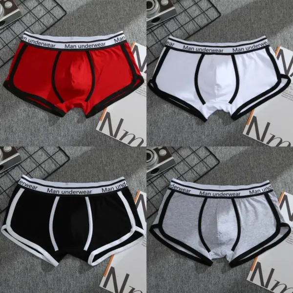 Comfortable Cotton Men's Boxer Shorts Set - Image 13