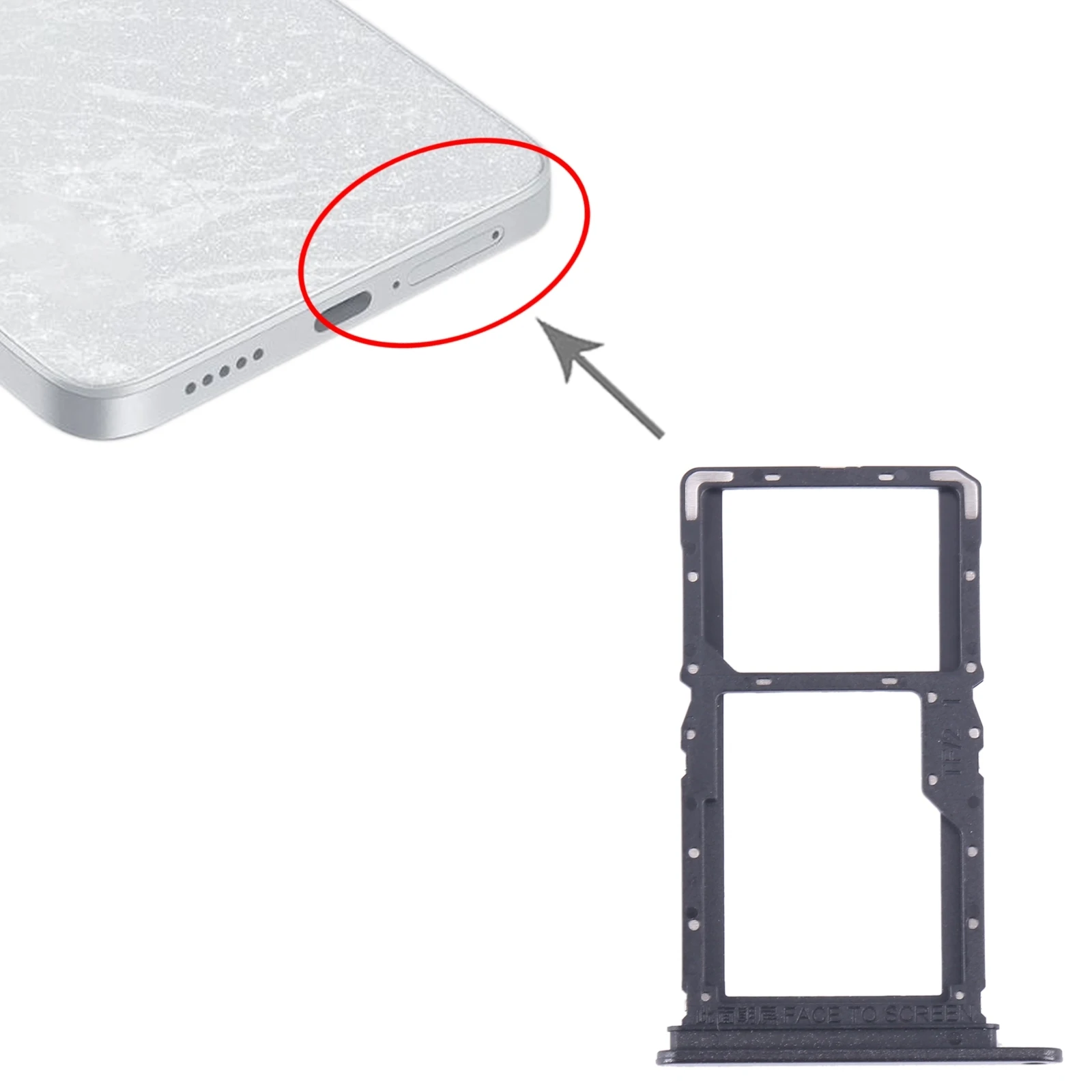 Xiaomi Redmi Note 13 5G SIM Card Tray Replacement 4 Xiaomi Redmi Note 13 5G SIM Card Tray Replacement - Image 4