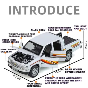 1:32 Toyota Hilux Off Road Diecast Model 17 Sfd7908c26a224e00acc93d945e5e2ddfP