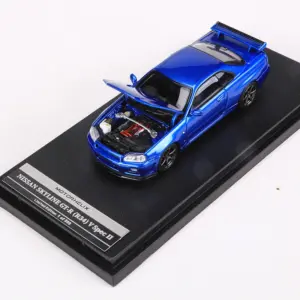 MotorHelix 1:64 NISMO R34 Z-TUNE Alloy Model Car 12 Sfd86f36635704c7b88b975624caee3c5Q 3
