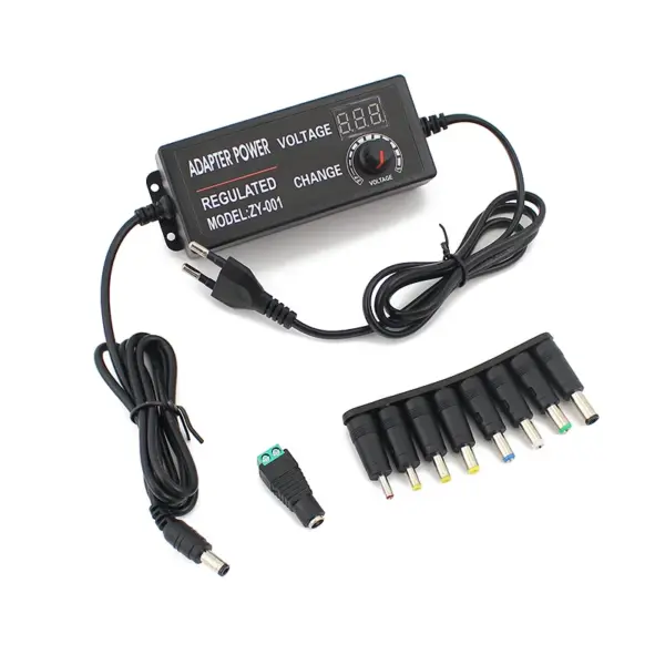 Adjustable 12V Power Supply with LED Display for Electronics - Image 11