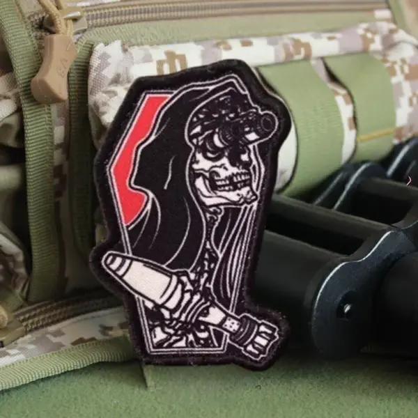 Mortar Missed Killed V2 Skull Patch for Clothing - Image 2