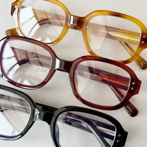 Retro Korean Anti-Blue Light Glasses Frame Unisex - Image 3