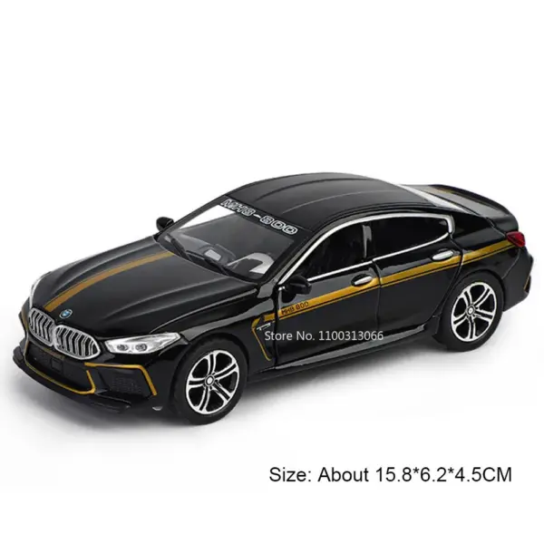 1:32 Alloy Diecast M8 MH8-800 X7 Supercar Model - Image 7