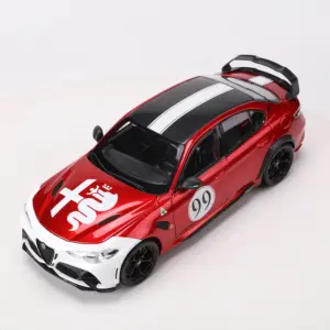 Burago 1:18 Alfa Romeo Giulia GTAm Diecast Model 19 Sfe7b4d14e181453b8a379e730470af6cr 1