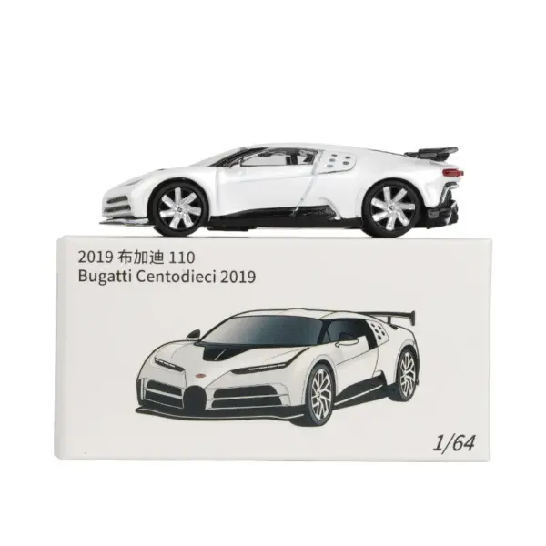 1/64 Bugatti La Voiture Noire Diecast Model Car - Image 7