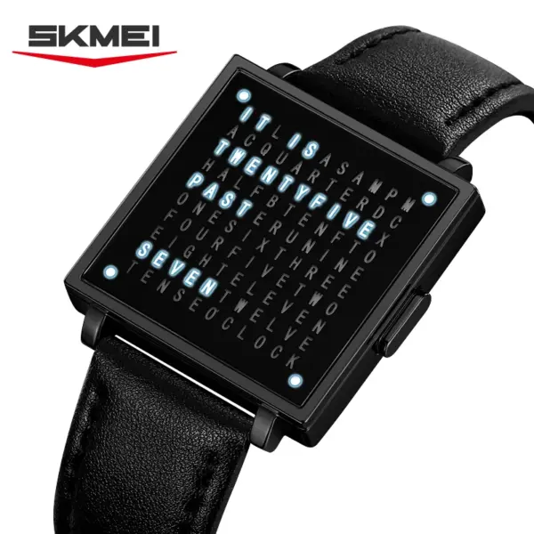 SKMEI 2388 Digital Leather Men's Watch - Image 6