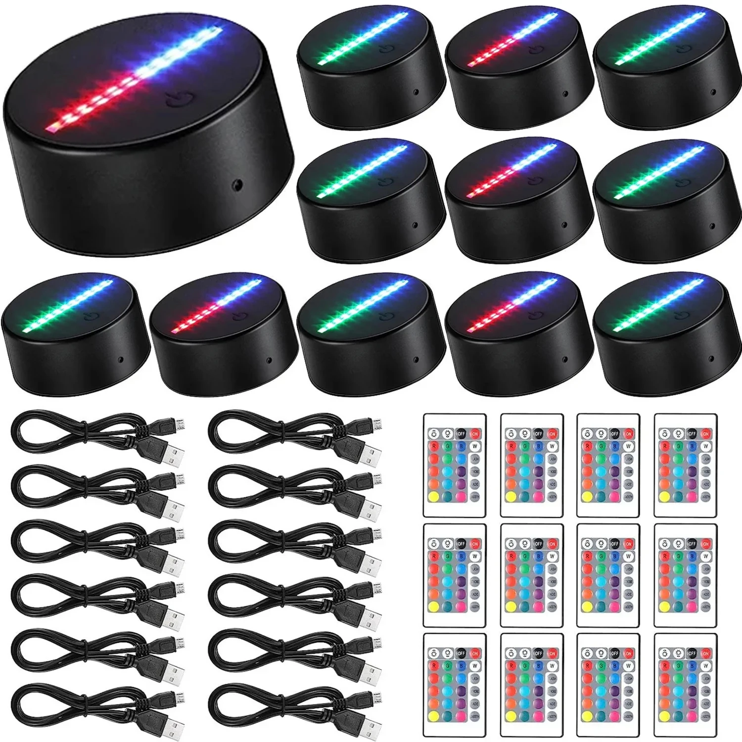 Multi-Color LED Lamp Base for Atmosphere Settings 11 Multi-Color LED Lamp Base for Atmosphere Settings - Image 11