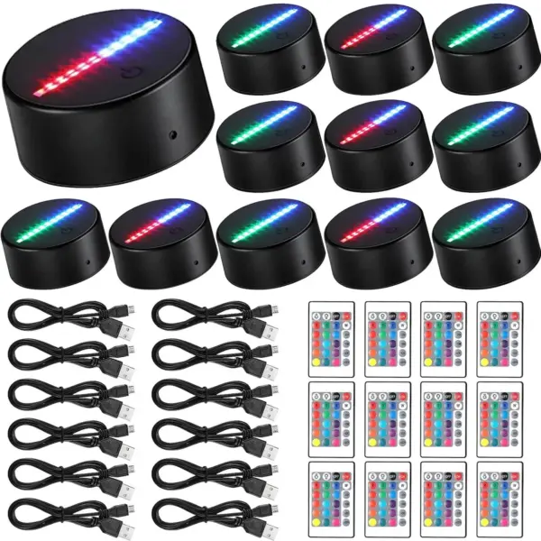 16-Color 3D LED Lamp Base for Atmosphere - Image 11