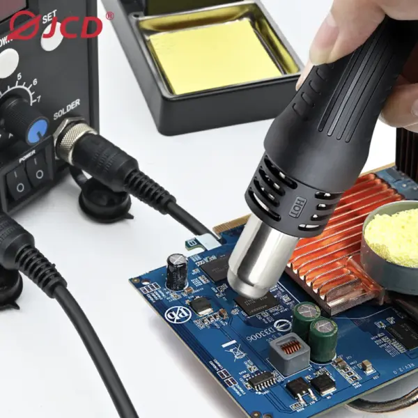 JCD 2-in-1 Digital Soldering Station 8586 - Image 5