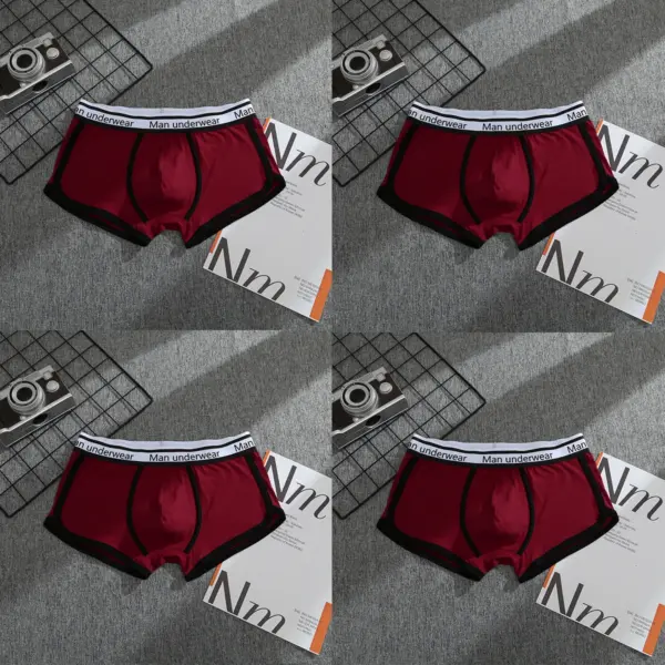 Men's Cotton Boxer Shorts Set, 4-Pack S-XL - Image 10