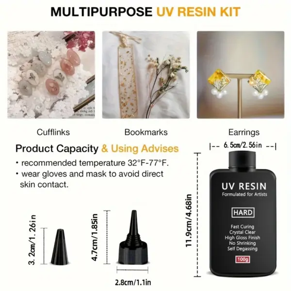 UV Resin 100g for Jewelry Craft - Image 2