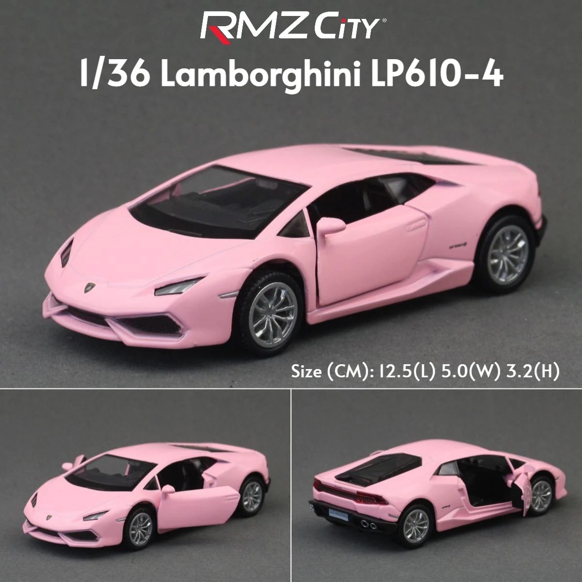 1/36 Lamborghini Super Sport Diecast Model Toy 12 1/36 Lamborghini Super Sport Diecast Model Toy - Image 12