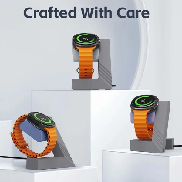 Geometric Charger Stand for Xiaomi Watch S4 - Image 3
