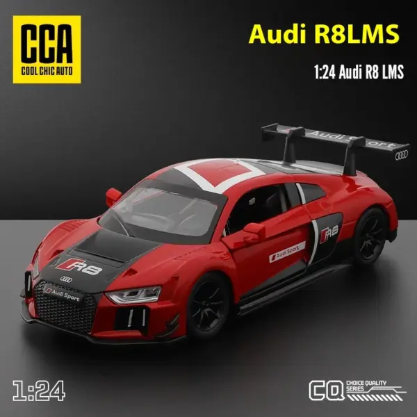1:24 Audi R8 LMS WASA Metal Diecast Model Car - Image 6