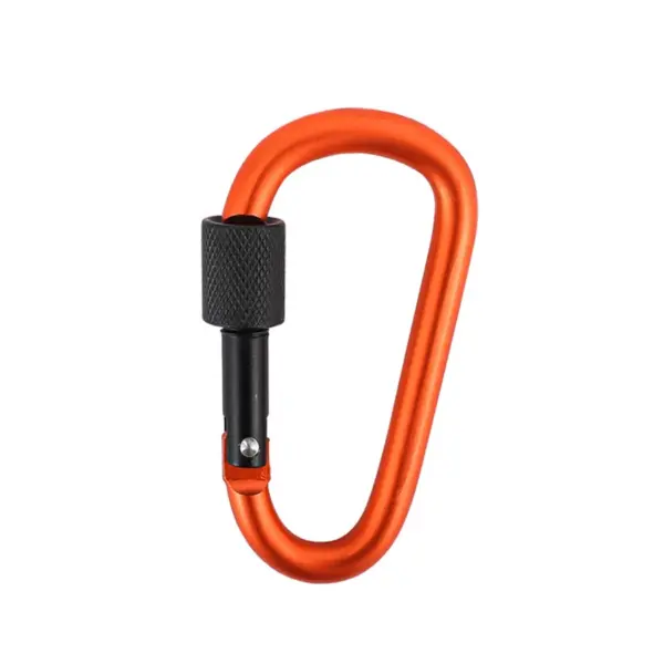 D Shape Carabiner with Locking Clasp - Image 7