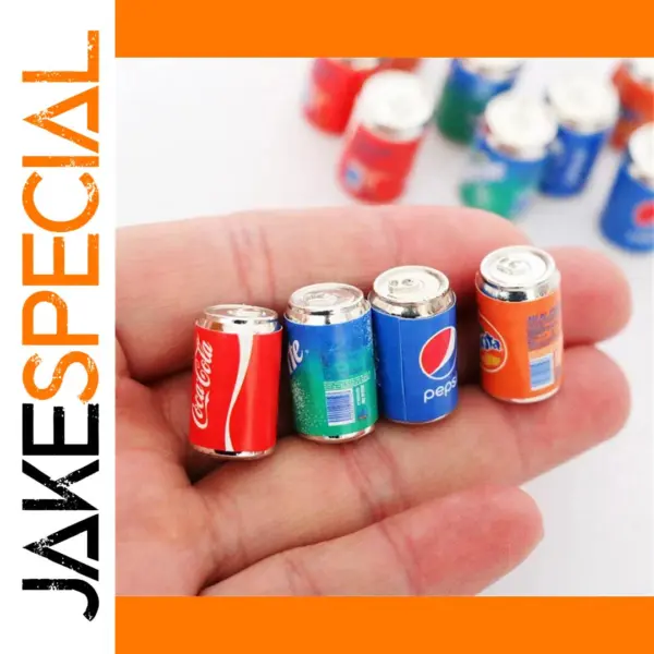 3PCS Mini Cola Can Scale Model Set