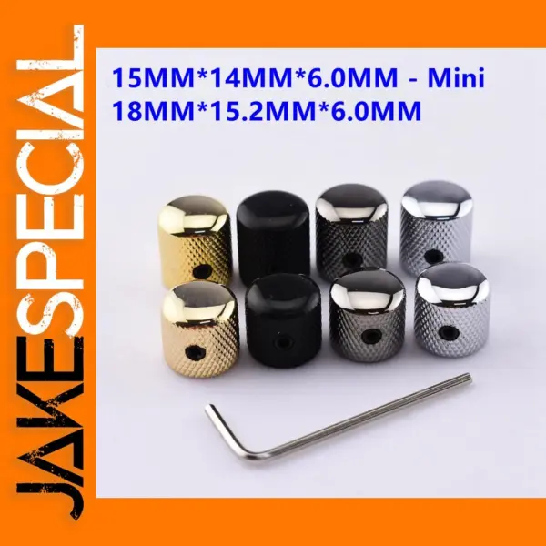 Dome Metal Knob for Electric Guitar Bass