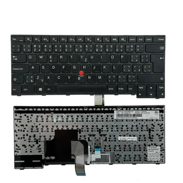 German Swiss QWERTZ Keyboard for Lenovo Thinkpad E450-E465 - Image 6