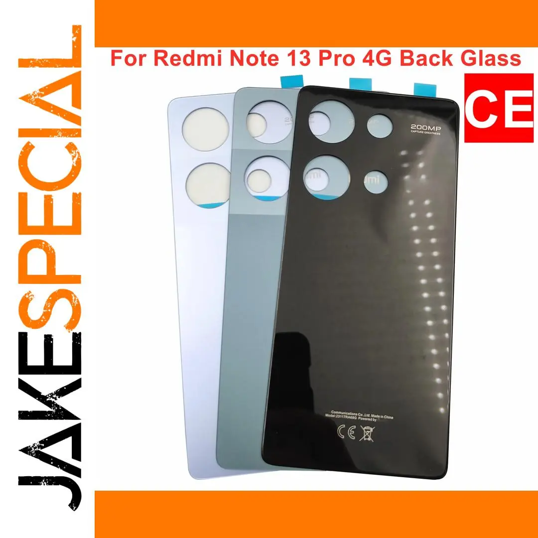 Glass Back Cover for Xiaomi Redmi Note 13 Pro 4G 1 Glass Back Cover for Xiaomi Redmi Note 13 Pro 4G