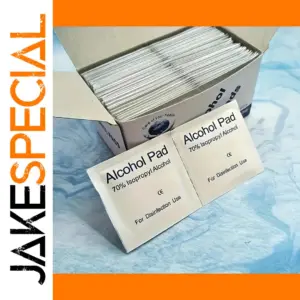 75% Alcohol Disinfectant Cotton Pads - 100 Pack