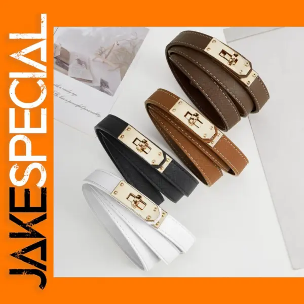 Designer Faux Leather Women's Waist Belt