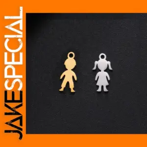 5pcs Stainless Steel Charms for Jewelry Making
