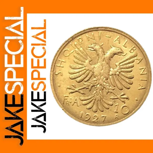 1927 Albania 10 Franga Ari Zog Gold Coin Replica