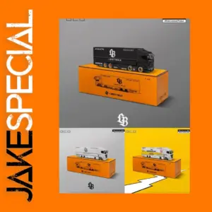 GCD 1:64 Spread-Wing Container Truck Model