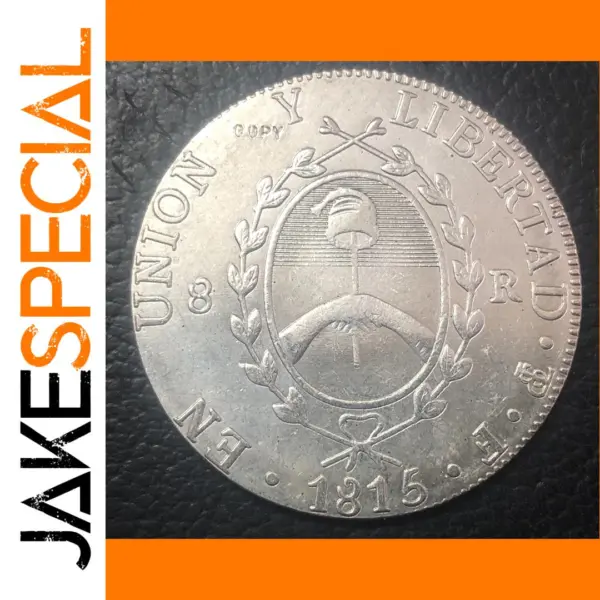 1815 Argentina 8 Reales Replica Coin