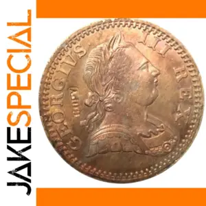 George III Half Penny Copper Coin Replica