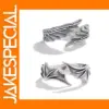 Vintage Angel Wing Demon Eye Ring