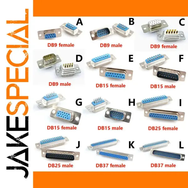 RS232 DB D-Sub Connector for Serial Port