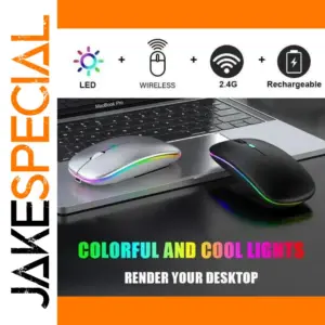 RGB Wireless Gaming Mouse for Laptop and PC
