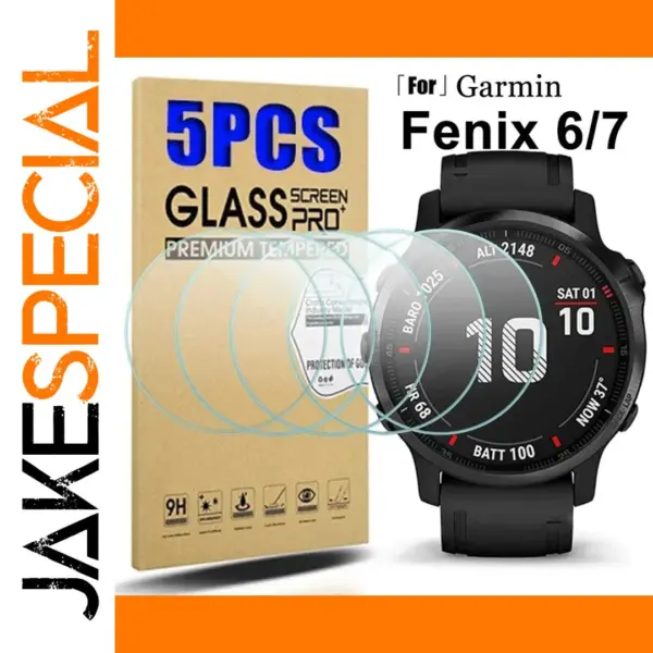 Tempered Glass Screen Protector for Garmin Fenix 7X