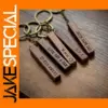 5 PCS Walnut Keychain Blanks for DIY Engraving