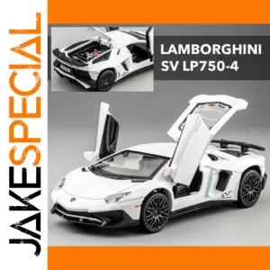 1:32 White Lamborghini LP750-4 Model Car