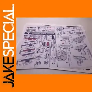 UZI Paper Model Assembly Kit for Enthusiasts