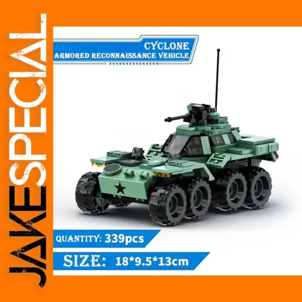 Whirlwind Armored Vehicle Building Blocks Set