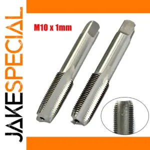 2pc M10x1mm HSS Taper & Plug Thread Taps