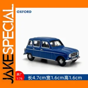 Diecast 1:76 Renault-4 Compact Sedan Model