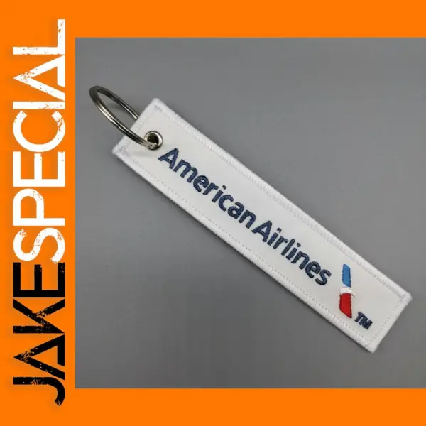 American Airlines Embroidered Key Chain Accessory
