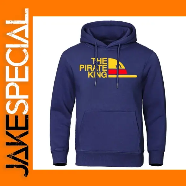 Pirate King Print Hoodie for Men