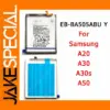 Samsung Galaxy A20 A30 A50 Rechargeable Replacement Battery