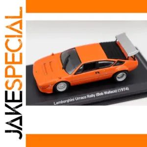 1/43 Alloy Rally Car Model Urraco 1974 Orange Red