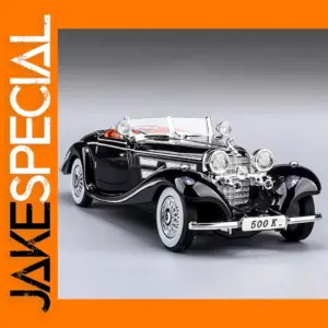 1:24 Scale Diecast Vintage Car Model with Sound