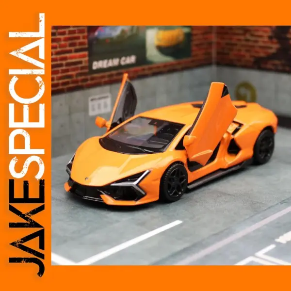 1/36 Scale Lamborghini Revuelto Model Car Orange