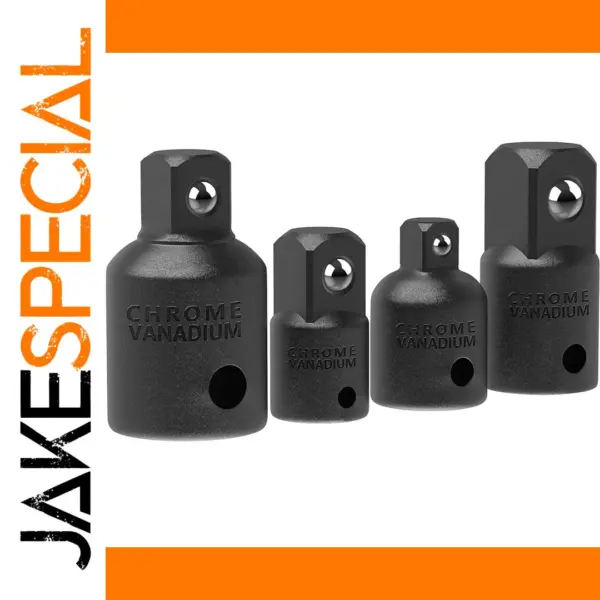 4-Piece Impact Socket Adapter Reducer Set